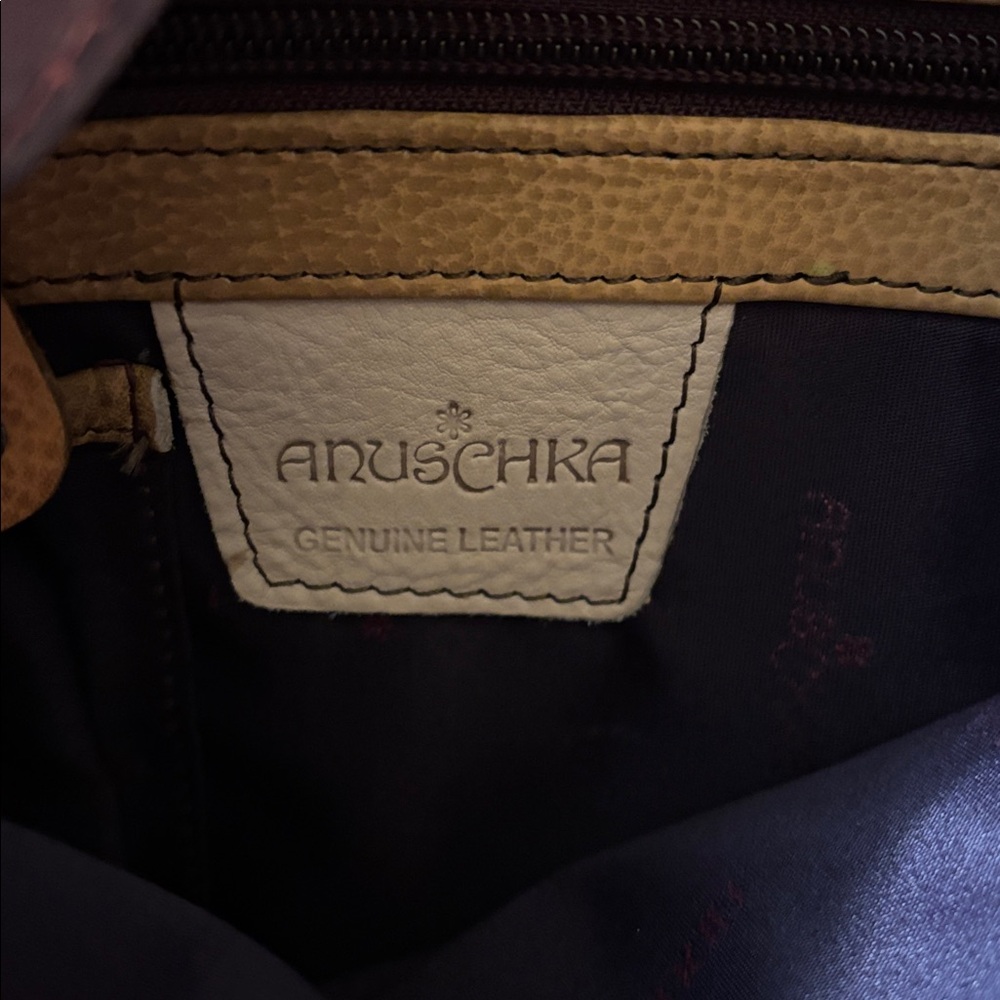Anuschka Colorful Floral Shoulder Bag and Wallet - Picture 3 of 4